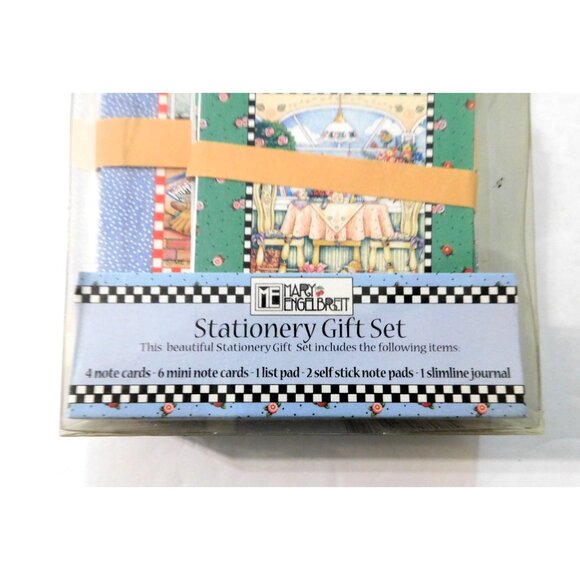 Mary Engelbreit Stationery Gift Set Note Cards List Pad Slimline Journal - Picture 2 of 7